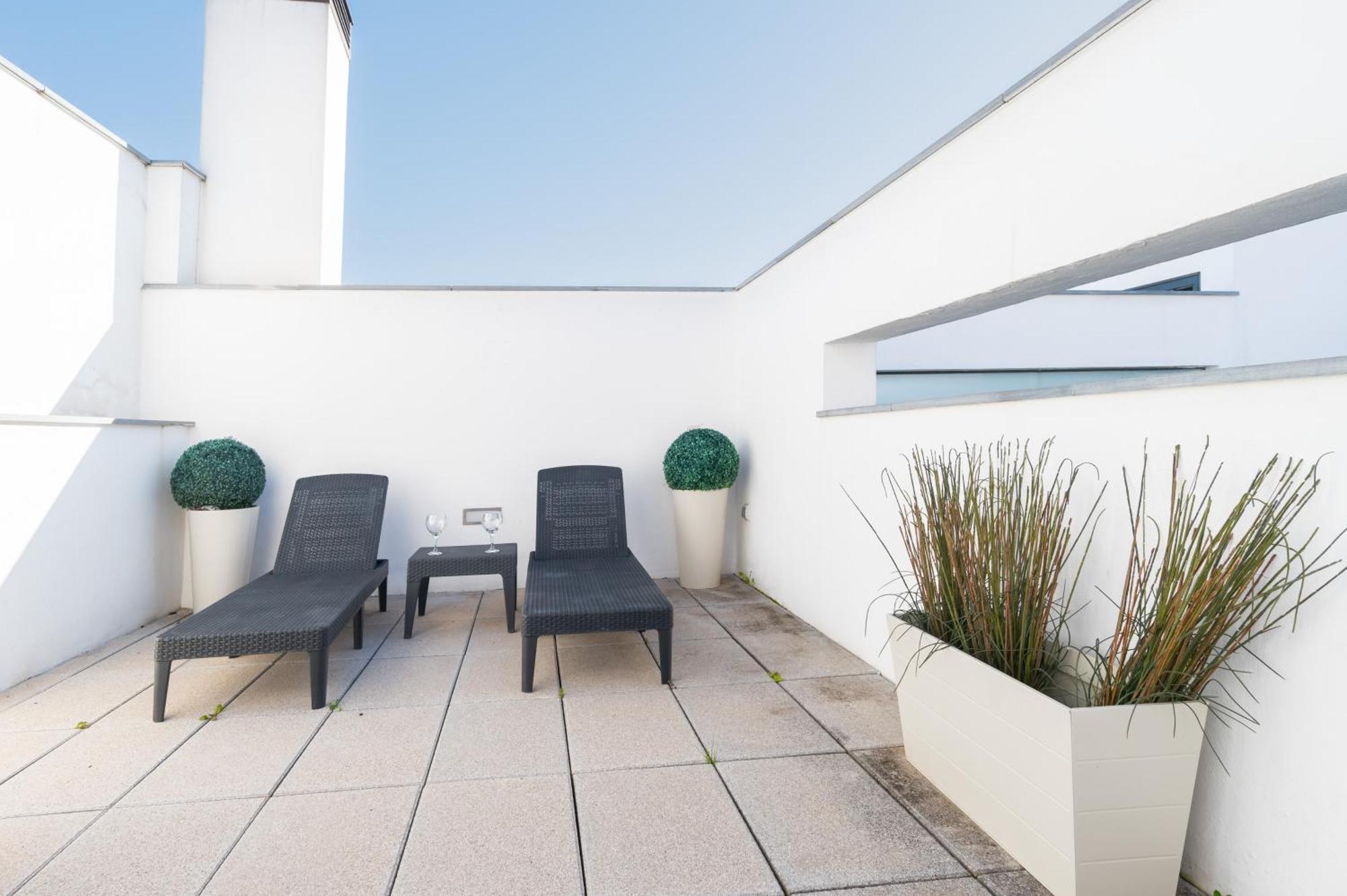 塞维利亚Attic With Terrace- 1Bd 1Bth- Corral Del Rey公寓 外观 照片